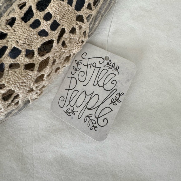 Free People blue striped and lace maxi dress - Picture 10 of 10